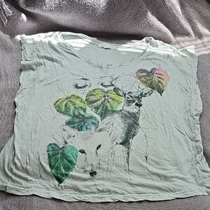 Forever 21 Multicolor Graphic Tee